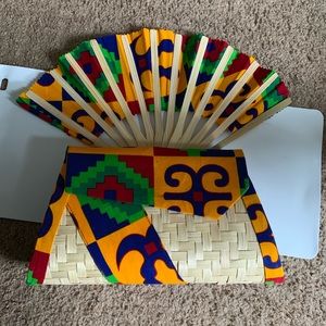 Handmade African Print Colorful Clutch bag